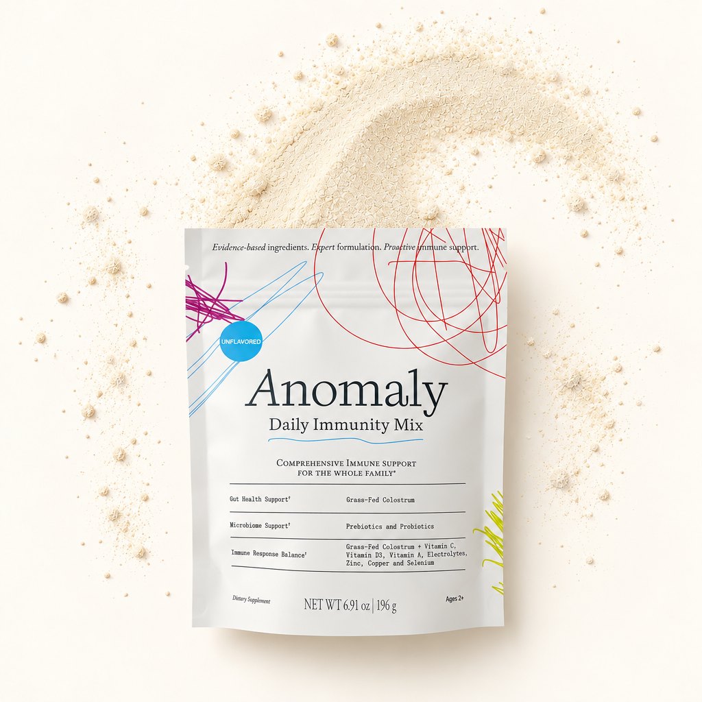 Anomaly Unflavored pouch with a sweep of powder